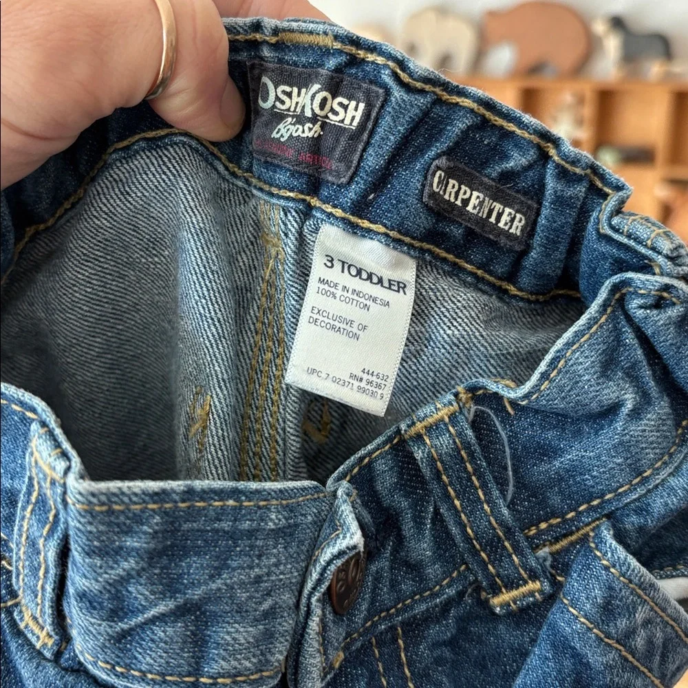 Oshkosh B’Gosh Classic Kids Carpenter Denim Jeans - Blue